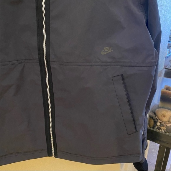 NWT~NIKE Men Navy Sportswear Style Essentials Lined Bomber Jacket Size Medium - Picture 4 of 10